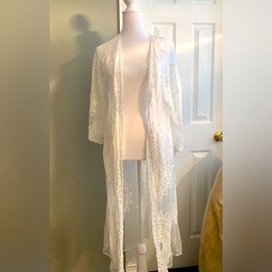 Beautiful lace coverup jacket
